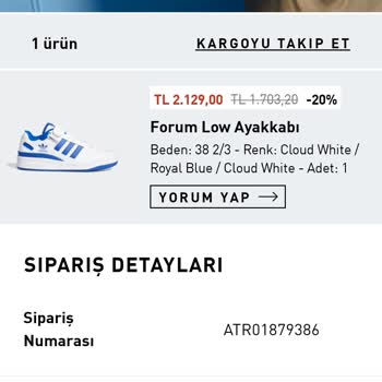 Adidas Forum Low 1 Yıl İçinde Geldiği Durum