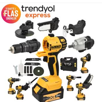 PDS Kargo Lojistik Verilen Sipariş 5 Başlıklı Matkap Seti Gelen Darbeli Matkap