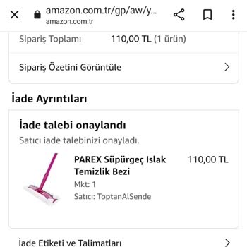 Amazon Ve Satıcıdan Şikayetçiyim