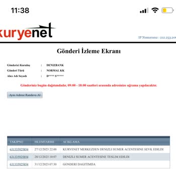 Kuryenet Denizli'deki Dağıtım Firmasının Teslimat Sorunları