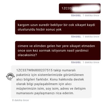 UPS Kargonun İş Yapmazlığı