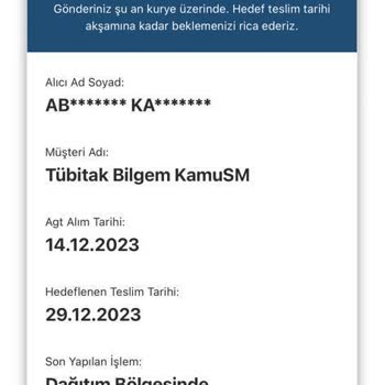 AGT Kargo Teslimat Gecikmesi Ve İletişimsizlik Sorunu