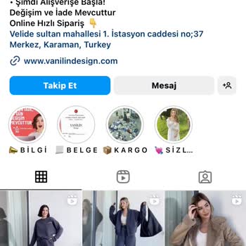 Vanilin Design Instagram Butik Mağduriyeti