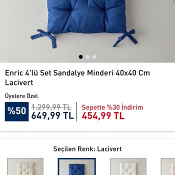 English Home Uygulamasından Satın Almanın Sonucu