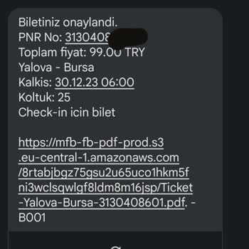 Kamil Koç Biletim Yandı Derhal Çözüm İstiyorum