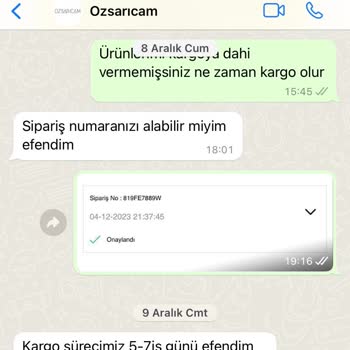 Ozsarıcam Paramı İade Etmiyor