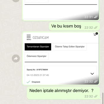 Ozsarıcam Paramı İade Etmiyor