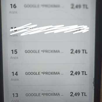 Google Proxima Şikayetim