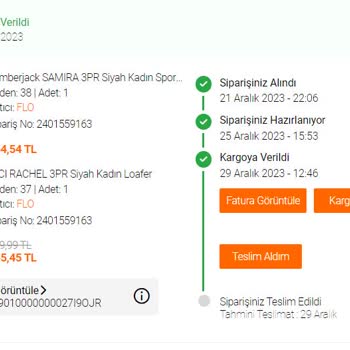 FLO Ayakkabı FLO Yanlış Ürün Teslimatı