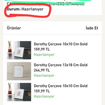 English Home 1 Aydır Siparişimi Göndermiyor