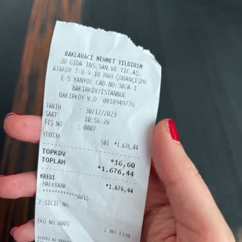 Baklavacı Mehmet Yıldırım Ataköy' De Fahiş Fiyat İade Kabul Etmiyorlar