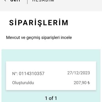 Watsons Sipariş Verme Ve İptal Edilmesi