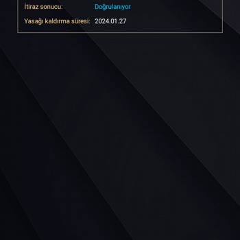 Mlbb Ban İtiraz