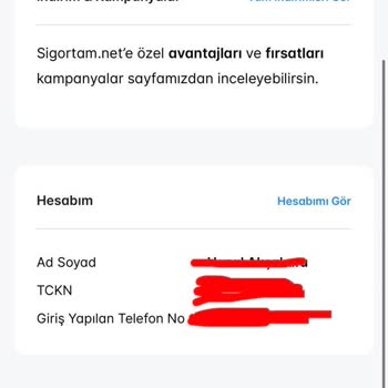 Sigortam.net. KVKK Güvence Altında Değil.