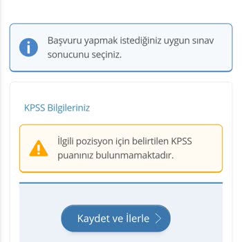 E-Devlet (Turkiye.gov.tr) KPSS Puanım Sistemde Görülmemektedir!