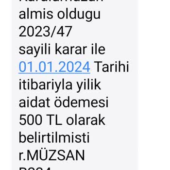 Müzisyenler ve Sanatçılar Federasyonu Müzsan Fd Tarafından Aidat Mesajları