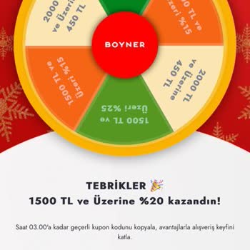 Boyner Çark İndirimi Uygulanmıyor