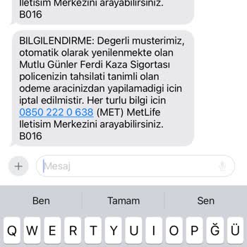 Denizbank Banka Aracılığıyla Yapılan Otomatik Sigorta Ödemesi İle İlgili Mağduriyet
