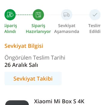 Avansas Ürün Teslim Tarihi