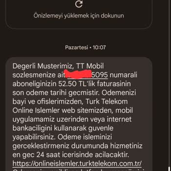 Türk Telekom Fatura Ödeyememe Skandalı (Dava)