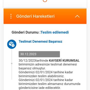 MNG Kargomu Teslim Etmiyor