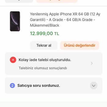 Hepsiburada Getmobil Arızalı Ürün Yollandı Değişim Talebi Uzatılıyor