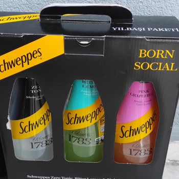 Schweppes Pink Grapefruit Ve Bitter Lemon İçindeki Farklı Parçacıklar