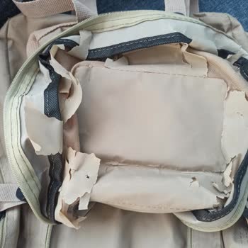 Asker Marketi İnternet Sitesinden Alınan Sırt Çantasının Astar Sorunu