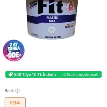 Trendyol 20 Kg Boya Yerine 3.5 Kg Gönderildi