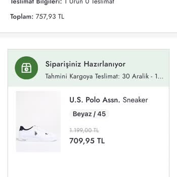 Boyner Sipariş İptal Sorunu