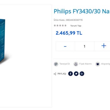 Philips Ac3033/10 Hava Temizleyici 3 Ayda Kötü Koku Yaptı
