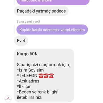 HemenElbise Ürün Aynı Değil İade İstiyorum