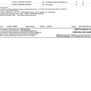 IQ Money 3 Bin Dolarlık Mağduriyetim