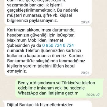 Türkiye İş Bankası Hizmet Anlayışı!