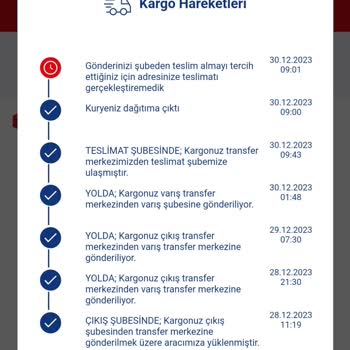 Aras Kargo Adrese Teslim Edilmeyen Kargo.