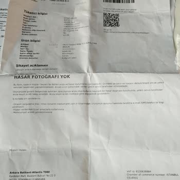 Media Markt Ürün Arızası Ve Servis Sorunu