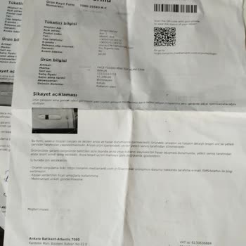 Media Markt Ürün Arızası Ve Servis Sorunu