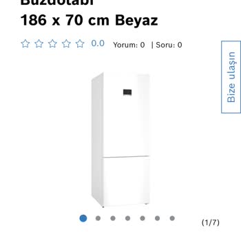 Bosch Beyaz Eşya Özellik Hatası