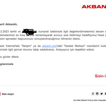 Akbank Nakit Avans Kampanyası Limit Vermiyor