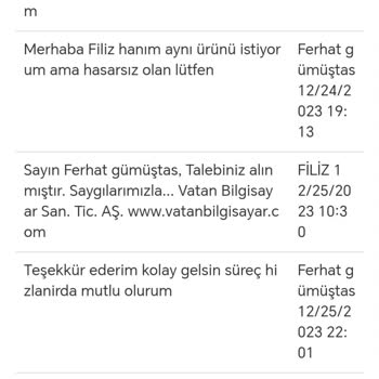 Vatan Bilgisayar Elektronik Mağazasında Yaşanan Ürün Değişim Süreci Sorunları