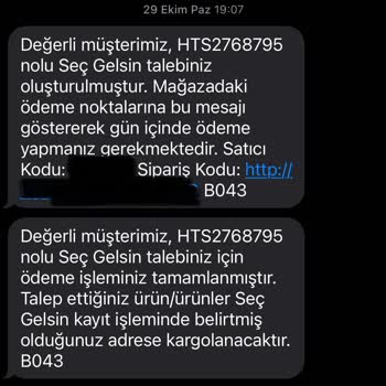 Boyner Seç Gelsin Ürünü Tarafıma Teslim Etmiyor.