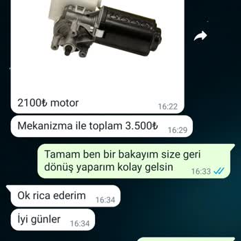 Meis Oto Yedek Parça Sipariş Verdim Ürün Gelmedi.