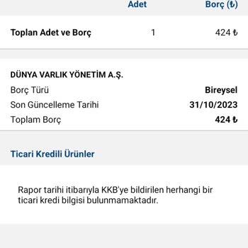 Dünya Varlık Findeks Raporu Ve Varlık Fonu Borç Karmaşası