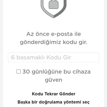 Roblox Doğrulama Kodu E-postama Gelmiyor