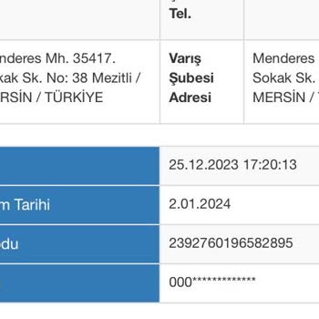 Sürat Kargo Kargom Sebepsiz İade Edildi!
