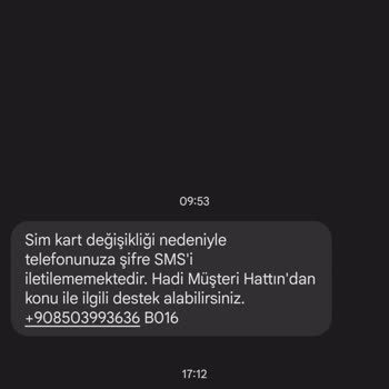 Hadi TOM Pay Operatör Değişikliği Nedeniyle Hesap Blokeli.