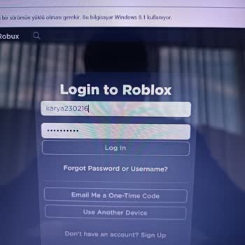 Sebepsiz Roblox Şifre Resetleme Talebi