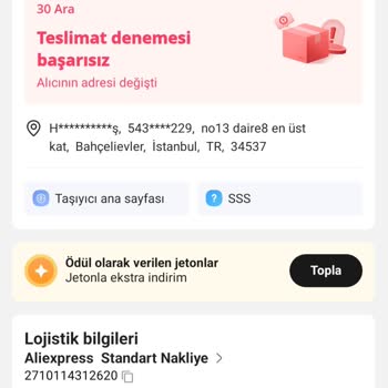 PTT Kargo PTT Personel Kargomu (Ç) ALMAYA Çalıştı