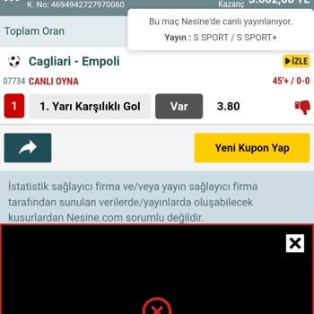 Canlı Maç İzleme Yalanı Nesine.com