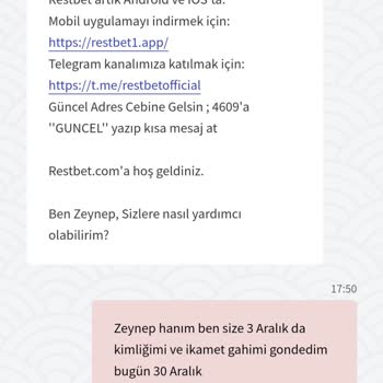 Restbet Ödeme Süreci Hakkında Beklenti Ve Şikayetler